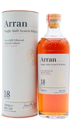 Arran single malt scotch 18 - -,