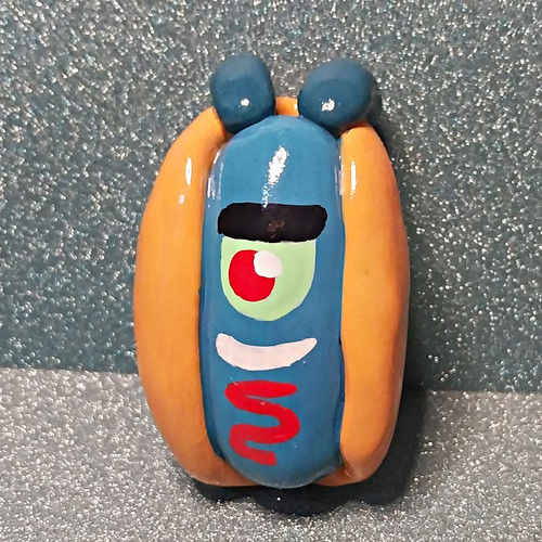Handmade spongebob plankton - handmade,