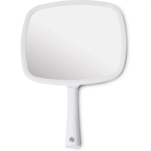 Hand mirror with - handle, |