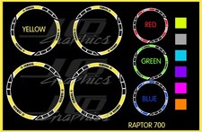 Yamaha Raptor 700R Rims Decals