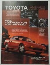 1986 TOYOTA MR2 2 Seater