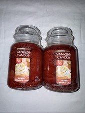 1- NEW Yankee Candle Sugared Cinnamon Apple Classic 22oz Jar