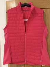 New Calvin Klein Golf Gillet - Bright Pink- Size 16