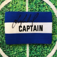 Les Ferdinand Of England, Newcastle & Tottenham Signed Captains Armband wCOA