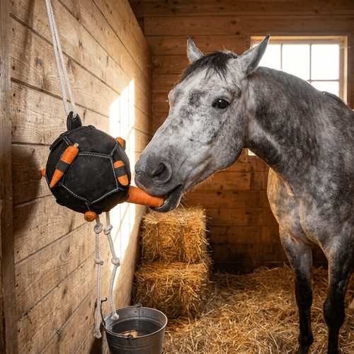 Bite resistant horse hay - bite,