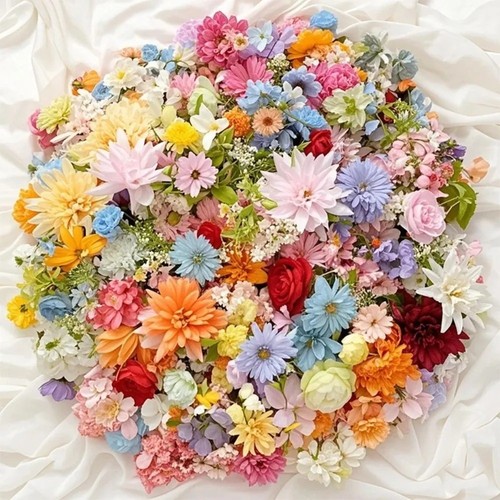 52pcs random mix - random, artificial