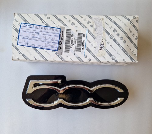 Genuine fiat 500 badge - fiat, emblem