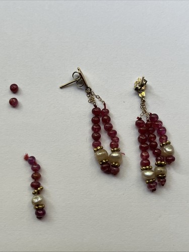 Ruby and seed - pearl, deco