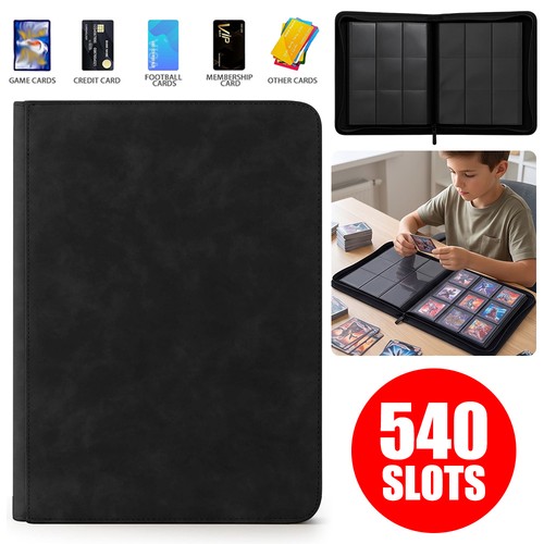 Trading card binder zip - card,
