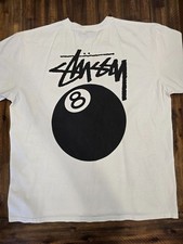 Stussy white t shirt eight