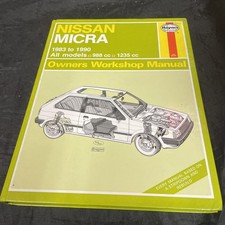 Haynes manual for Nissan Micra