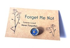 Forget Me Not Brooch Memorial