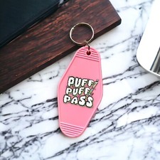 Stoner Retro Motel Pink Key