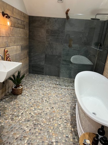 1m2 tigers eye pebble - pebble, mosaic