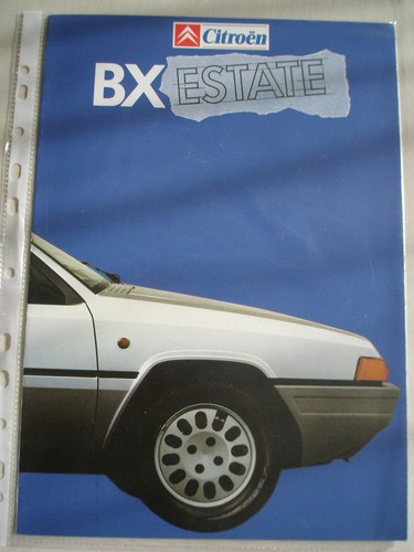 Citroen estate range - bx,