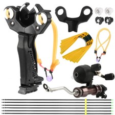 Simple Shoting Hammer Slingbow Arrow Slingshot Bundle Hunting Fishing Catapult