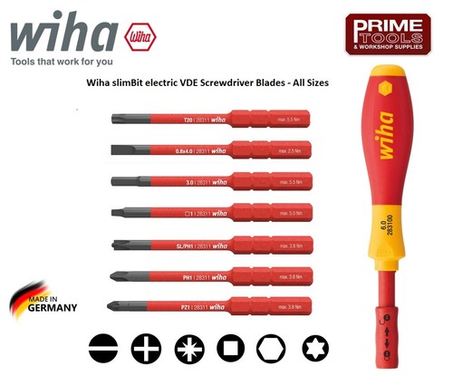 Wiha screwdriver slimbits - wiha,