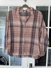 Ladies Primark shirt 14 Pink Check