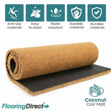 Natural Coir Matting 17mm PVC