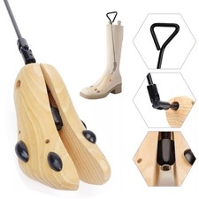 2x Wooden Shoe Trees Size