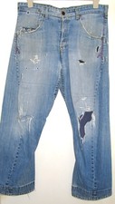 LEVI'S Twisted Engineered RED LABEL Y2K Jeans  Male  Distressed Vintage (Blue)