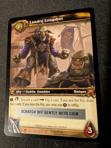 Wow tcg landro longshot loot - wow,