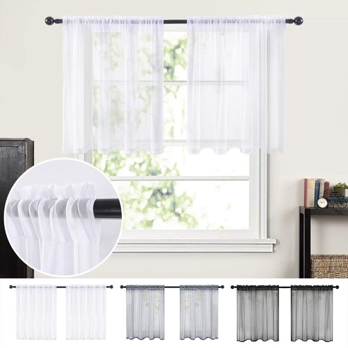 Short curtains small tier - curtains,