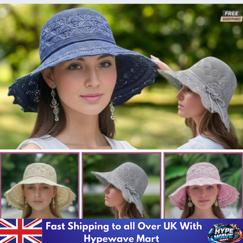 Ladies foldable sun cap beach - foldable,