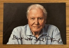 Sir David Attenborough, Life On Earth, The Living Planet, Photo, Hand Signed,6x4