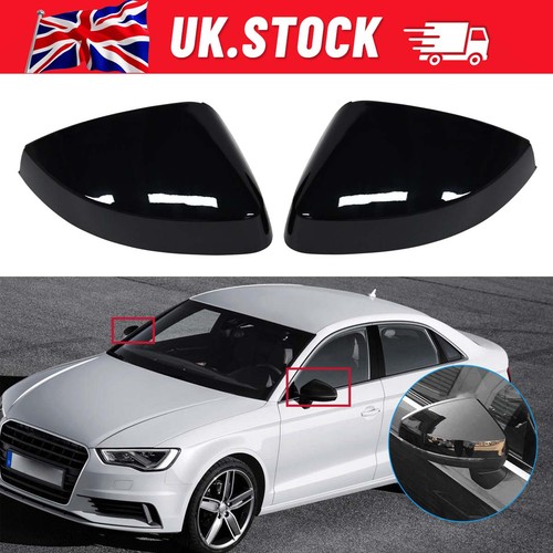 Gloss black glossy wing mirror - wing,