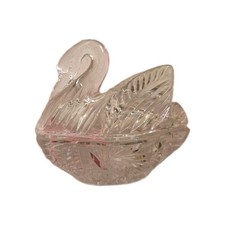 Vintage Swan Trinket Box Lead