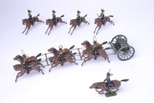BRITAINS Lead Toy Soldiers THE ROYAL HORSE ARTILLERY SET, Missing Gun (CS4)
