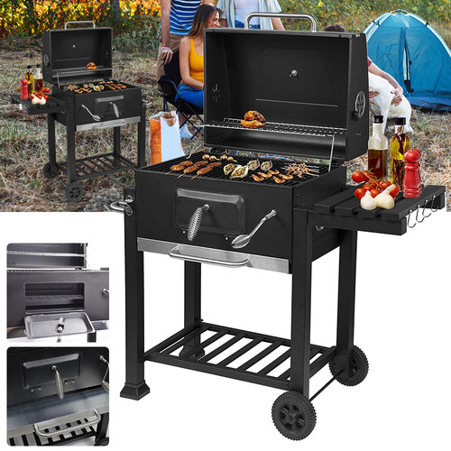 Portable outdoor bbq - outdoor, smoker