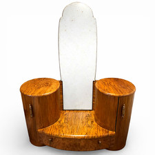 Art Deco Shrager Burr Walnut