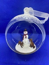 Large Open Fronted Glass Xmas