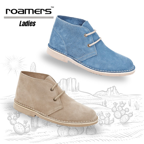 Ladies suede desert - suede,