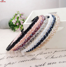 Fashion Women Jewel Gems Pearl Headband Crystal Hair Band Girl Ladies Headwear