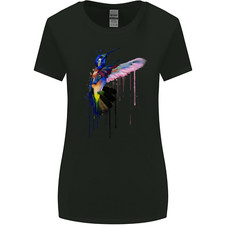 Hummingbird Watercolour Bird Womens Wider Cut T-Shirt