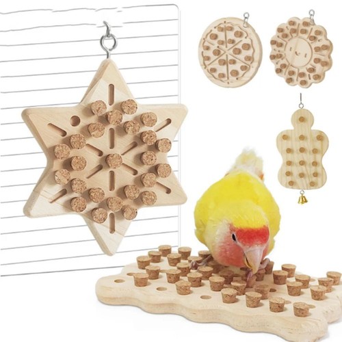 Wooden sun shaped - shaped, parrot