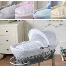 Baby Moses Basket Wicker | Bedding And Mattress Included
