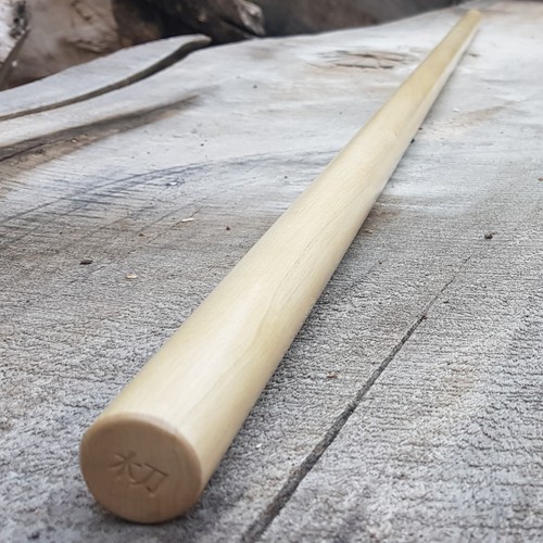 Wooden staff for - jo, aikido