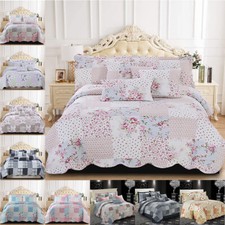 3 PCS Patchwork Bedspread