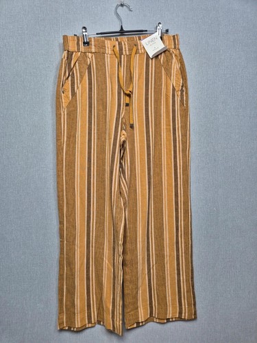 Bonmarche linen blend trousers - bonmarche,