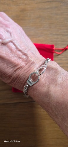 Handcuff charm chain bracelet - chain,