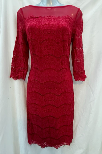Wallis red lace - lace, dress