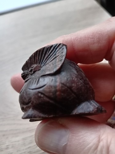 Ethnic handcarved dark - , wood
