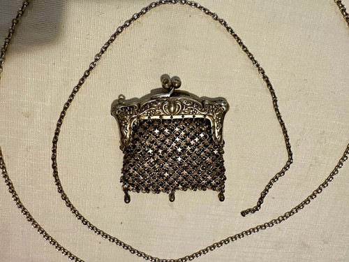 Metal coin purse - coin, purse,