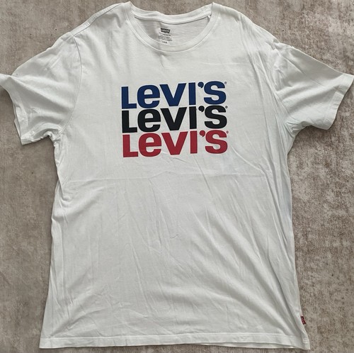 Men levi white - levi, t-shirt