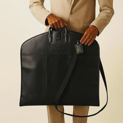 Personalized black leather - black,