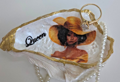 Black woman african art hat - black,